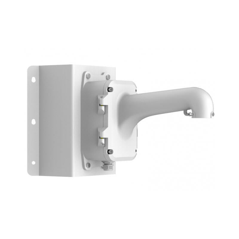 Soporte Para Pared Con Caja De Conexiones, Espacio Para Fuente De 24vac/3a Y Adaptador A Esquina