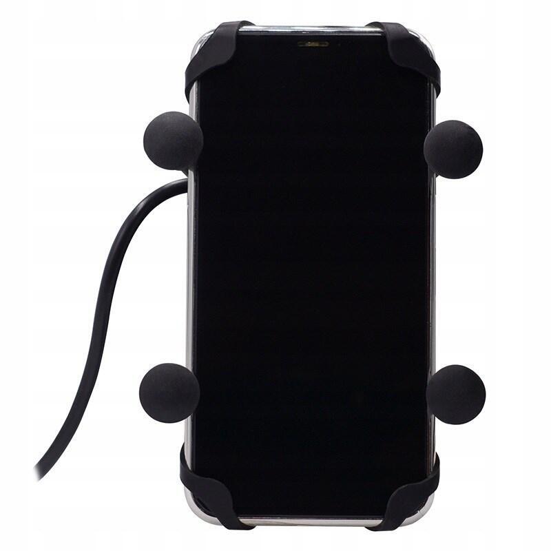 Soporte Para Teléfono De Moto Freedconn Mc7c + Fijación Del Tubo De Dirección Bm2r