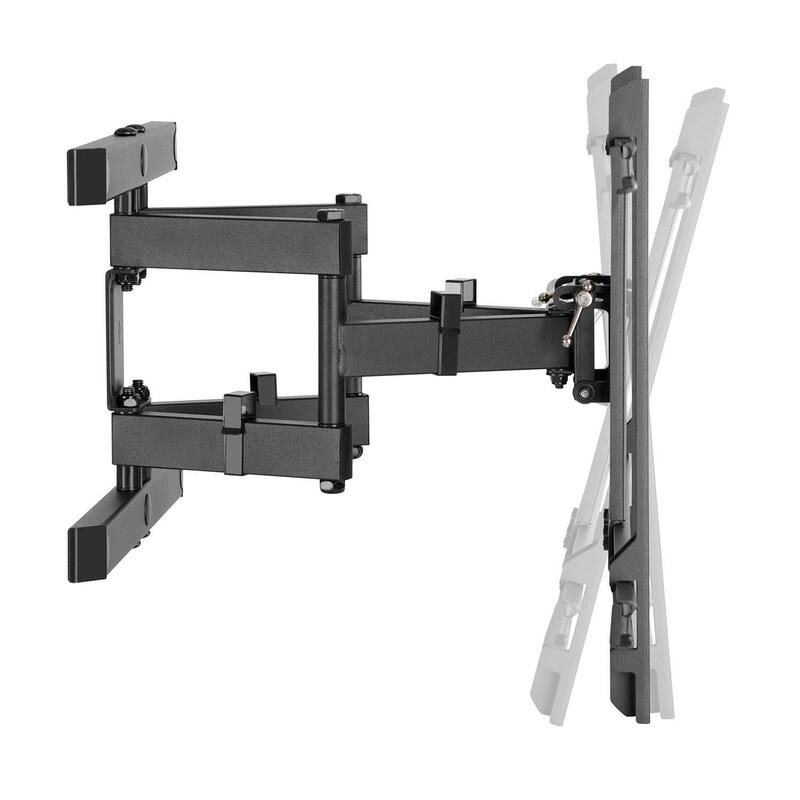 Soporte Tv Maclean 37-80 " Black Max Vesa 600x400 60kg