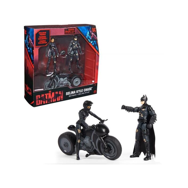 Spin Master Batman Selina Kyle Chase Mini-Figura De Juego (Y La Bicicleta De Selina Kyle) 6060832
