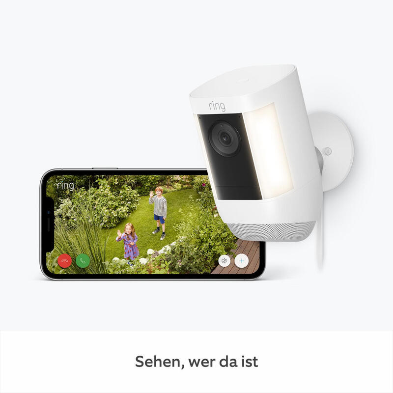 Spotlight Cam Pro Plug-In White Eu