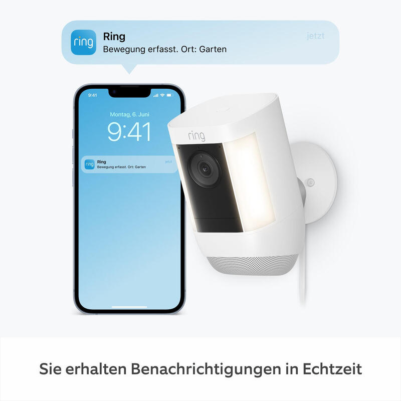 Spotlight Cam Pro Plug-In White Eu