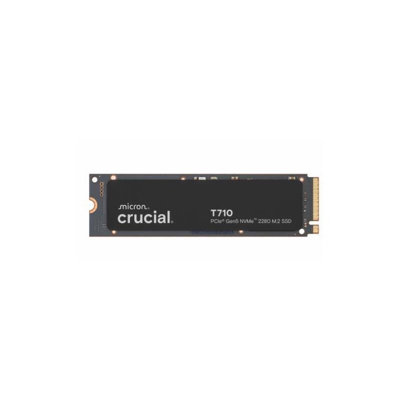 Ssd Crucial T710 1tb M.2 Pcie Gen5 Nvme Write Speed 13700 Mbytes/Sec Read Speed 14900 Mbytes/Sec Tbw 600 Tb Ct1000t710ssd5