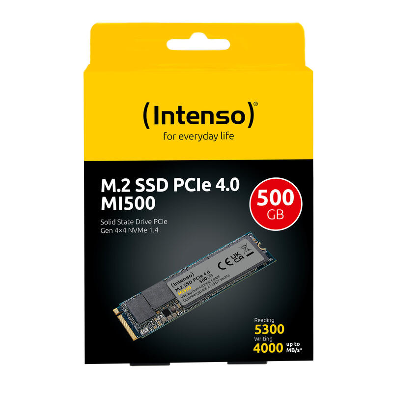 Ssd Intenso Mi500 500gb Pcie Gen 4x4 Nvme 1.4