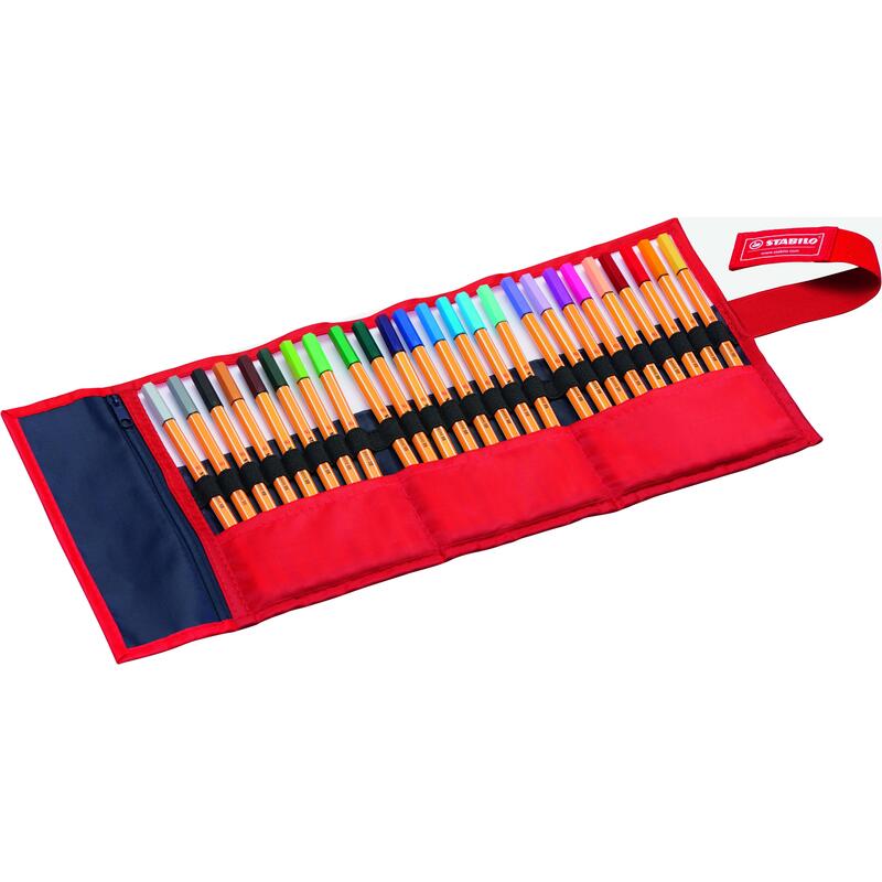 Stabilo Rotuladores Point 88 C/Surtidos Estuche Rollerset 25 Ud