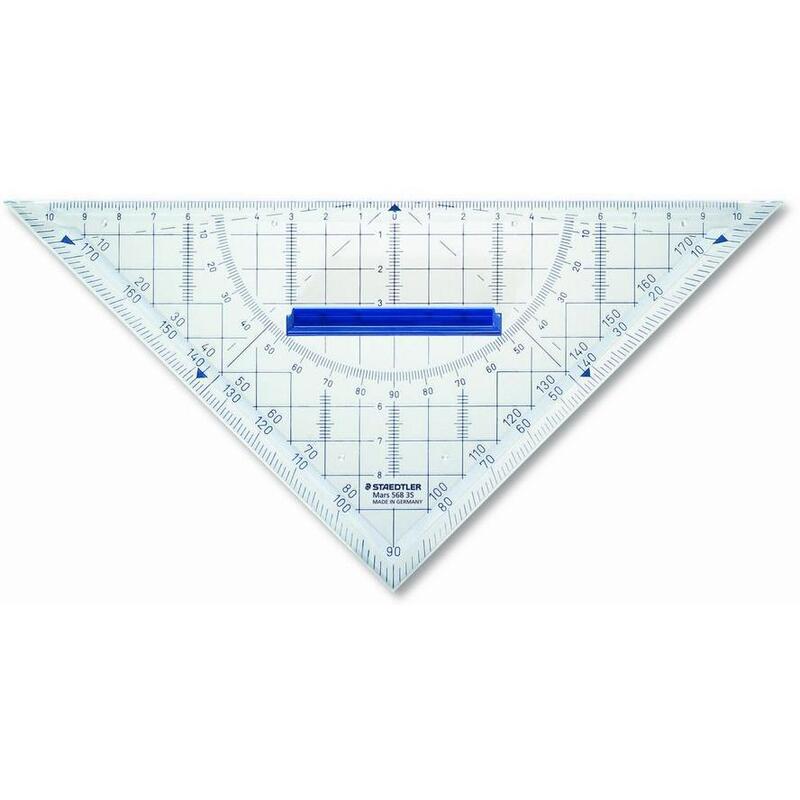 Staedtler Set Cuadrado 22cm Acrílico Con Asa Trans