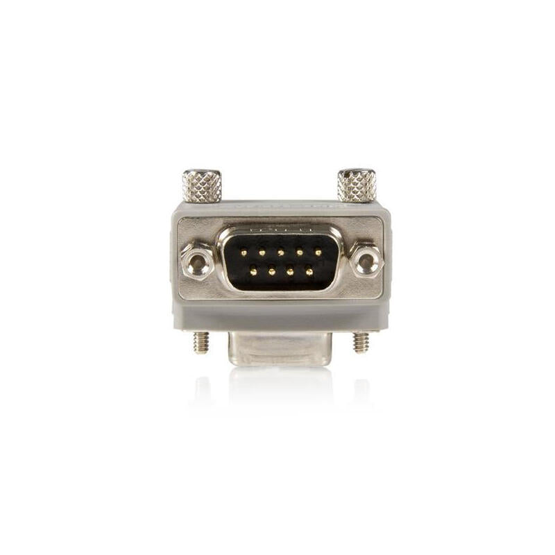 Startech Adaptador Serial Db9 A Db9 H/M Acodado Gris Gc99mfra1