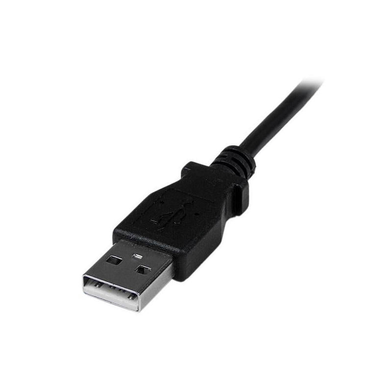 Startech Cable Usb A Mini Usb Acodado En Angulo Hacia Abajo 2m Negroâ Usbamb2md