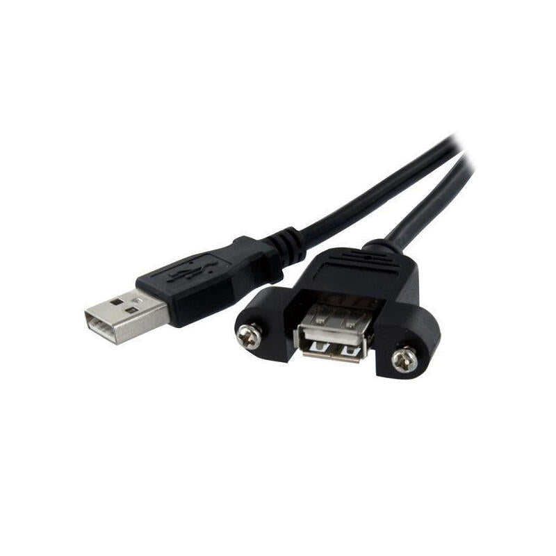 Startech Cable Usb Para Montaje En Panel Usb A M/H 30cm