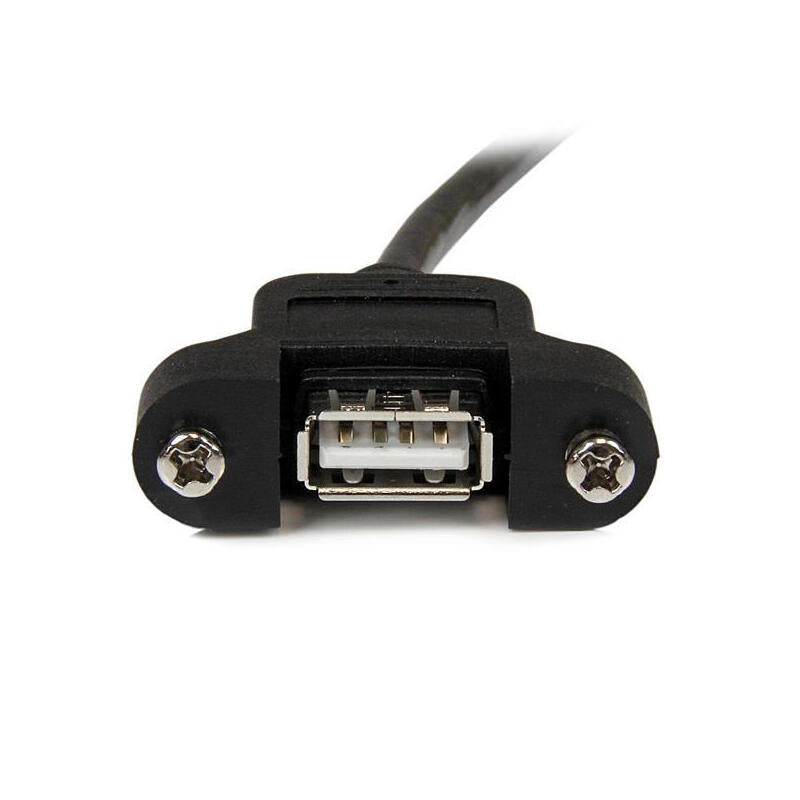 Startech Cable Usb Para Montaje En Panel Usb A M/H 30cm