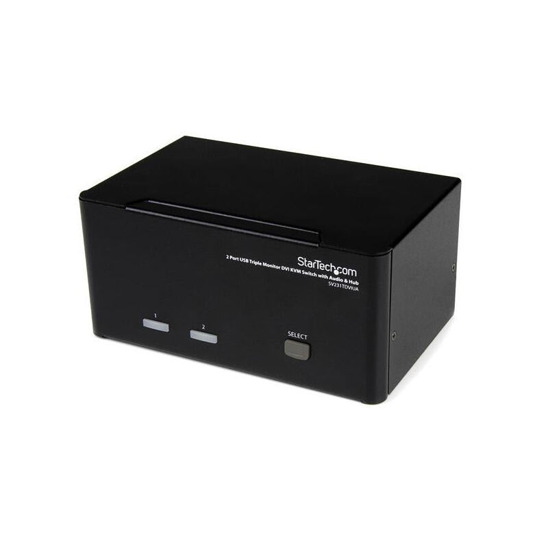 Startech Conmutador Switch Kvm 2 Puertos Video Dvi
