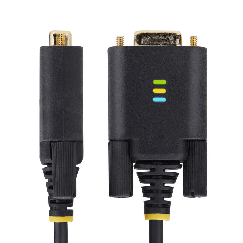 Startech.Com 1p6ffcn-Usb-Serial Cable De Serie Negro Usb Tipo A Db-9