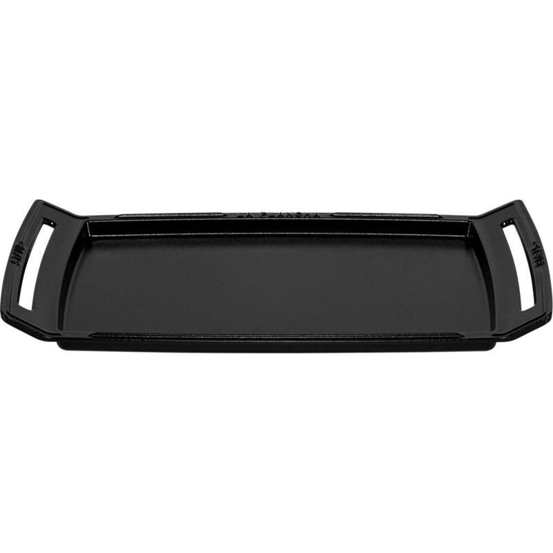 Staub Plancha Induction-Ready 38cm Black, Cast Iron