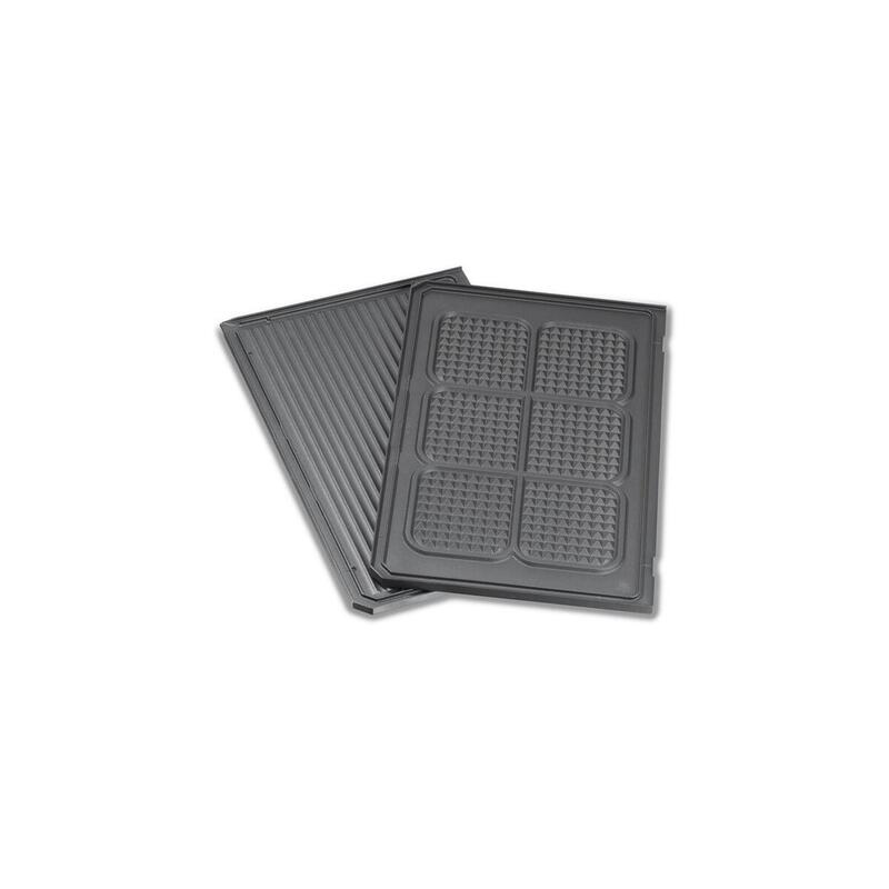 Placa De Parrilla De Steba Arriba, Antracita Corrugada / De Gofres, Para La Parrilla De Contacto Pg 4.3, Pg 4.4 60207130