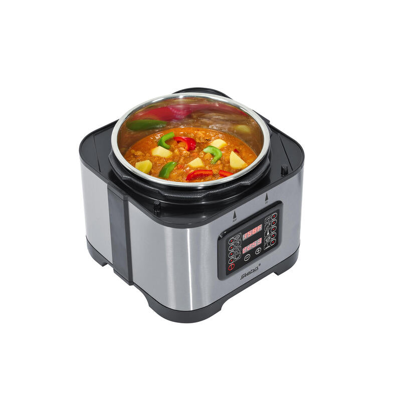 Steba Dd 1 Eco 5 L Negro, Rojo, Acero Inoxidable 900 W, Cocedor Al Vapor Rojo/Plateado, 5 L, Negro, Rojo, Acero Inoxidable, Acero Inoxidable, Acero Inoxidable, 900 W, 280 Mm
