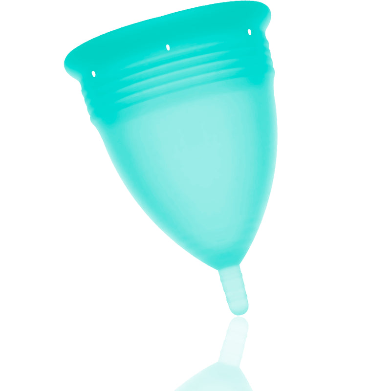 Stercup - Copa Menstrual Fda Silicona Aquamarina - Talla S