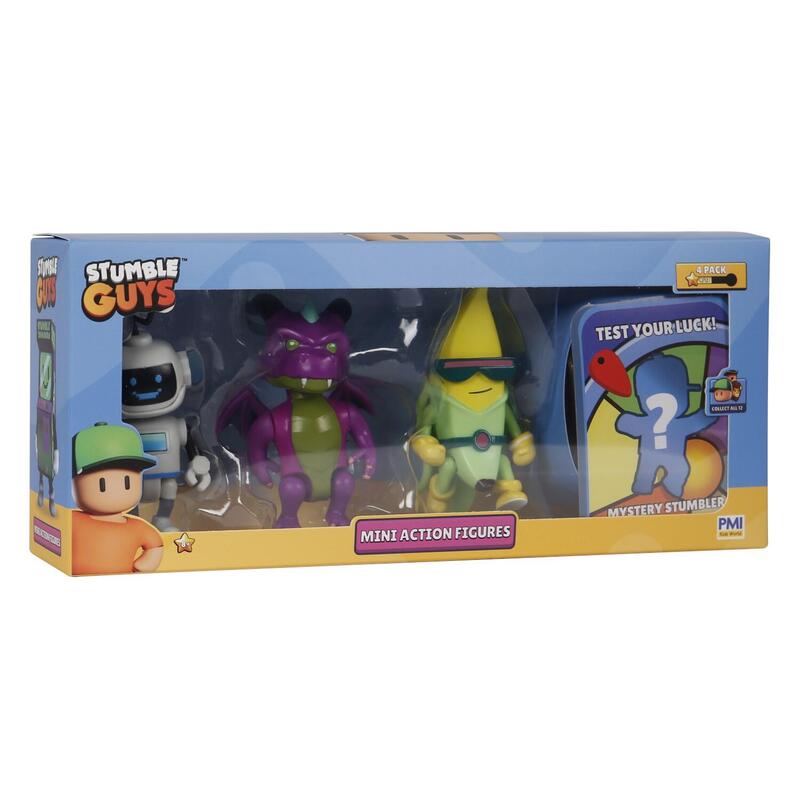 Stumble Guys S2 Mini Action Figures - 4 Pack Ver.B