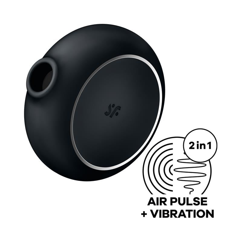 Satisfyer Pro To Go 3 Estimulador Y Vibrador Doble - Negro