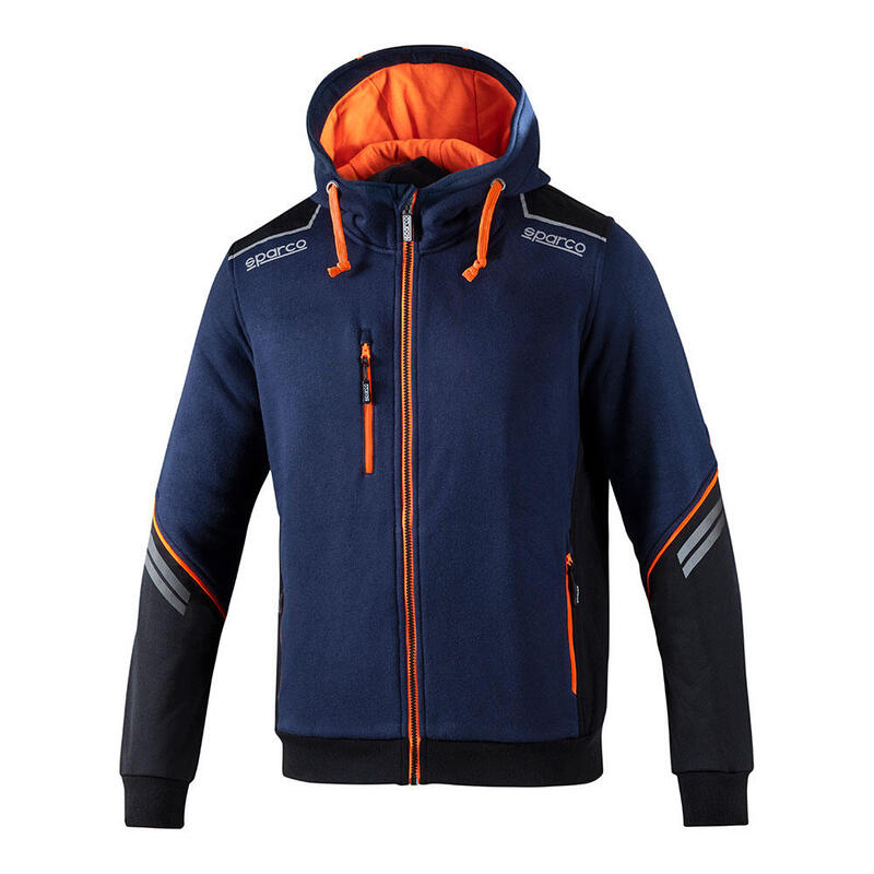 Sudadera Tech Ndis Hooded Full Zip Talla M Bm/Af 02414bmaf2m Sparco