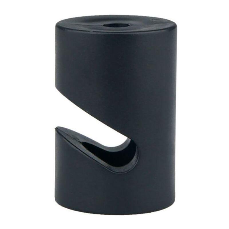 Sujetacables De Plástico, Cilíndrico, En V, Negro, 5 Uds