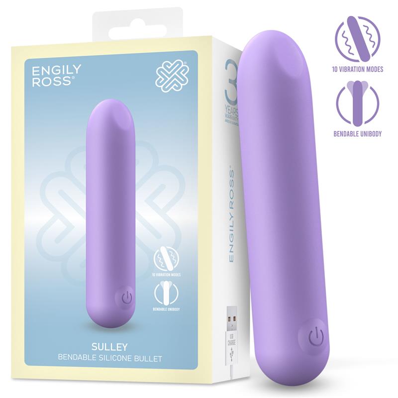 Sulley Bala Vibradora Silicona Líquida Unibody Flexible Usb