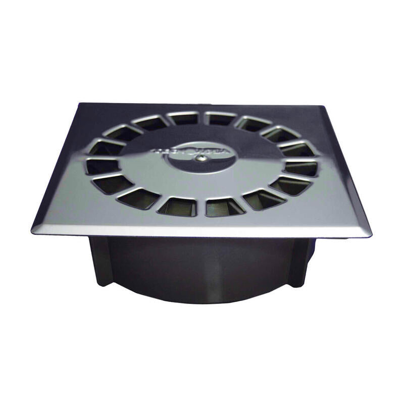 Sumidero Pvc Sifonico Vertical Estandar Inoxidable, T-88i 15 X 15 Cm / 165 X 165 X 57 Mm / Ø75 - 50 Mm