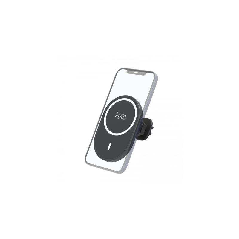 Support Voiture Magnética Magsafe Con Fijación Grille Et Charge Induction Magsafe 15w + Cable Usb-C - Jaym®**