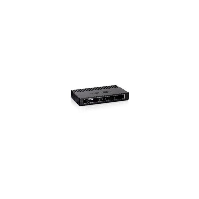 Switch 5 Puertos 10 100 1000 Tp Link Negro