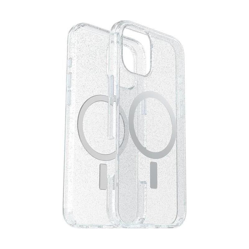 Otterbox Symmetry Series Carcasa Trasera Para Teléfono Móvil Compatibilidad Con Magsafe Policarbonato Elastómero Termoplástico (Tpe) Polvo Estelar 3.0 (Transparente) Para Apple Iphone 16 Plus