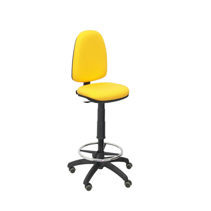 Taburete Ayna Bali Amarillo Ruedas De Parqué