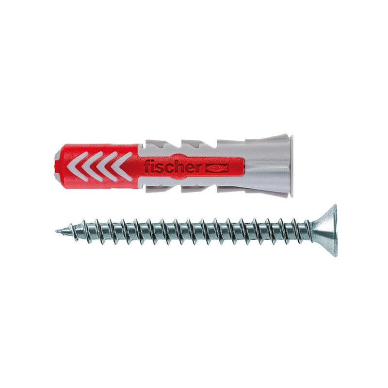 Tacos Duopower T Ø8 X 40 Mm + Tornillos Ø5 X 55 Mm, Bolsa 75 Uds