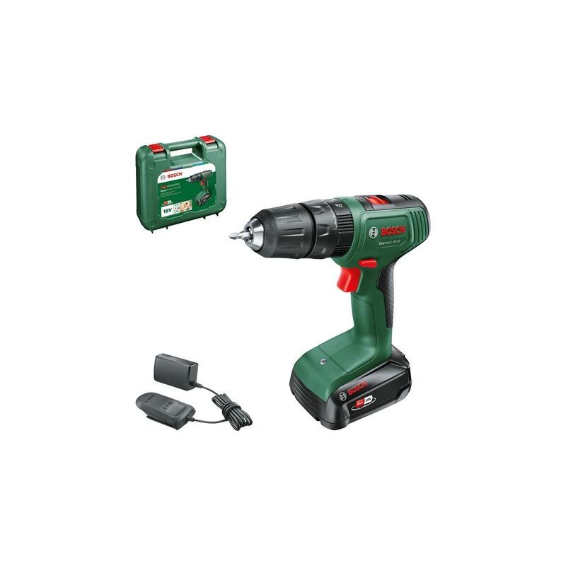 Taladro Bosch Bricolaje Y Jardín Combinado A Batería Easyimpact 18v-38 Verde/Negro, Batería Li-Ion 2,0ah, Maletín, Power For All Alliance 06039d810e