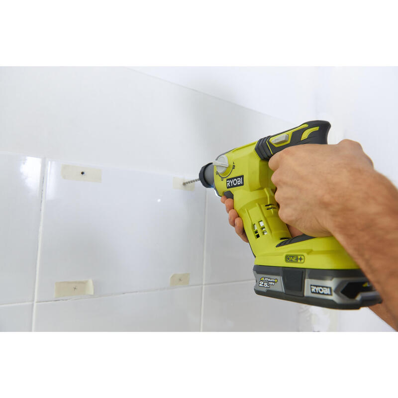 Taladro Ryobi R18sds-0 1300 Rpm Sds Plus 1,7 Kg Negro, Verde