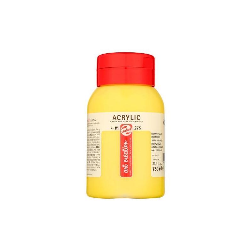 Talens Art Creation Colores Acrílico Bote 750ml Color 275 Amarillo Primario