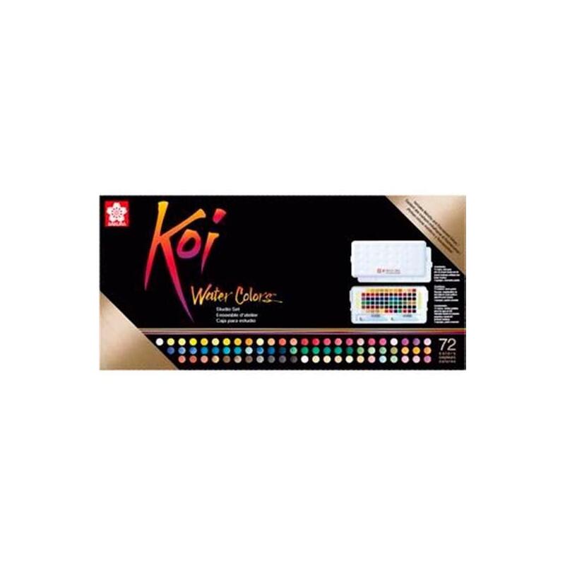 Talens Sakura Koi Water Colors Studio Set Estuche De 72 C/Surtidos