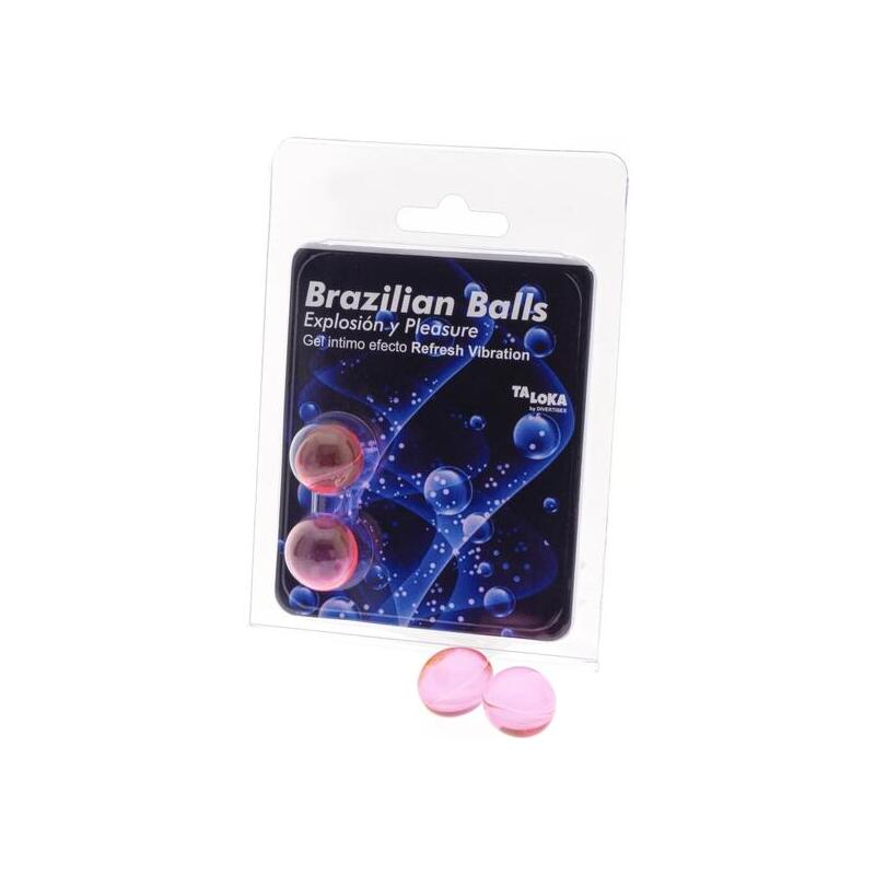Taloka - Brazilian Balls Gel Excitante Efecto Vibración Refrescante 2 Bolas