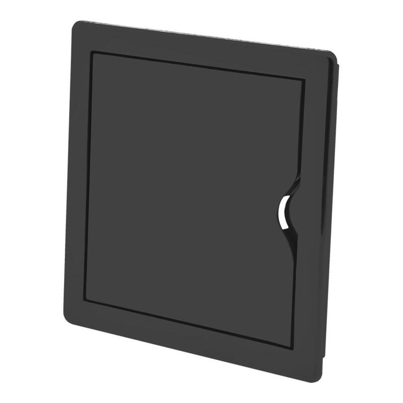 Tapa De Registro Cuadrada Empotrable Abs 20x20cm , Gris Antracita