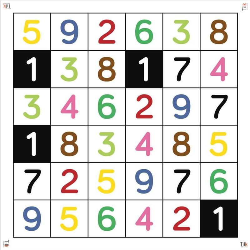 Tapete Numeros Tilk Bee Bot Blue Bot