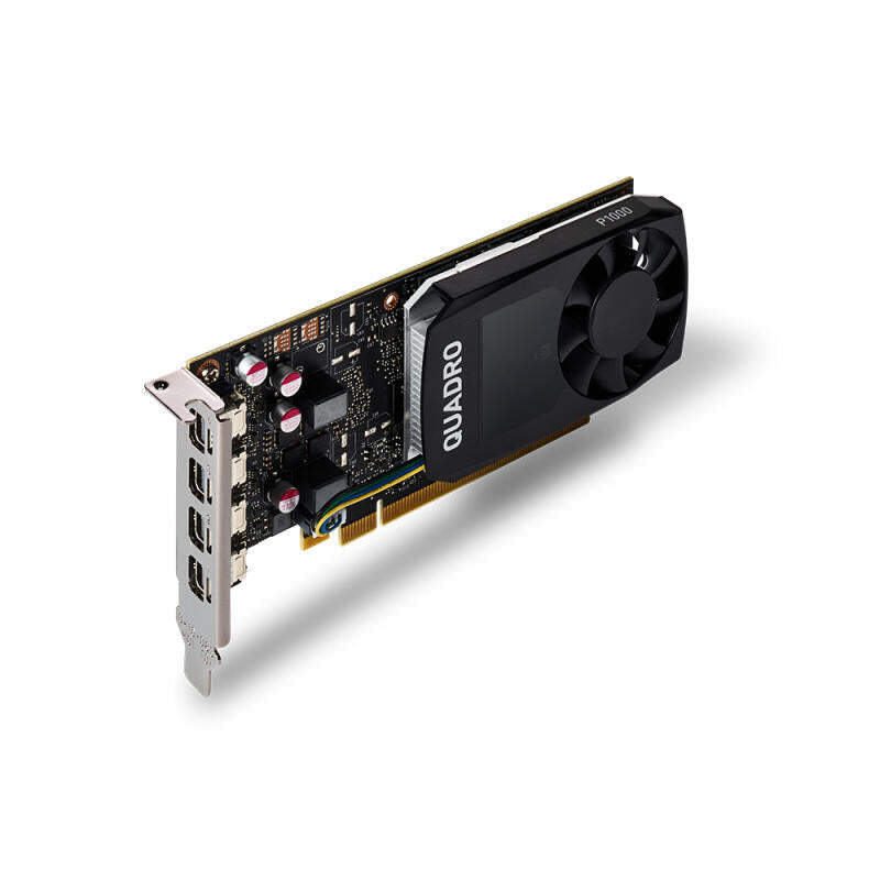 Tarjeta Gráfica Pny Quadro P1000 V2 4gb Mdp Lp Bulk Gddr5,4*Mdp, 1s