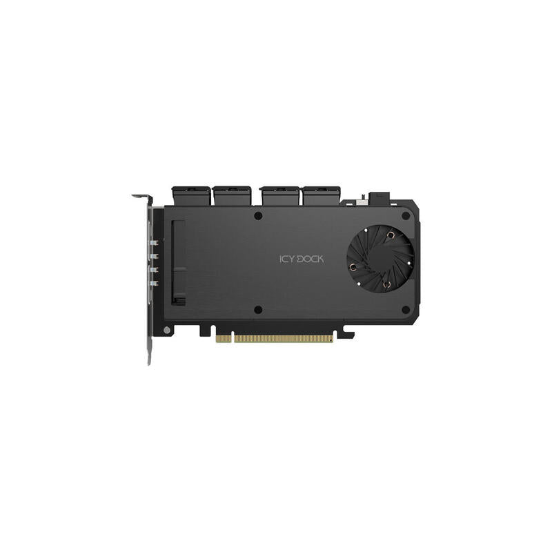 Tarjeta Icy Dock Expressslot Slide Mb204mp-B, De Interfaz Negro Mb204mp-B