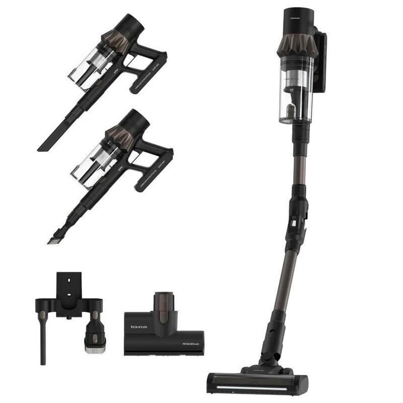 Taurus Homeland X9 Pro Pet & Car Aspiradora Escoba Sin Cable Batería Seco Hepa Sin Bolsa 0,7 L 615 W Negro, Marrón 2,5 Ah