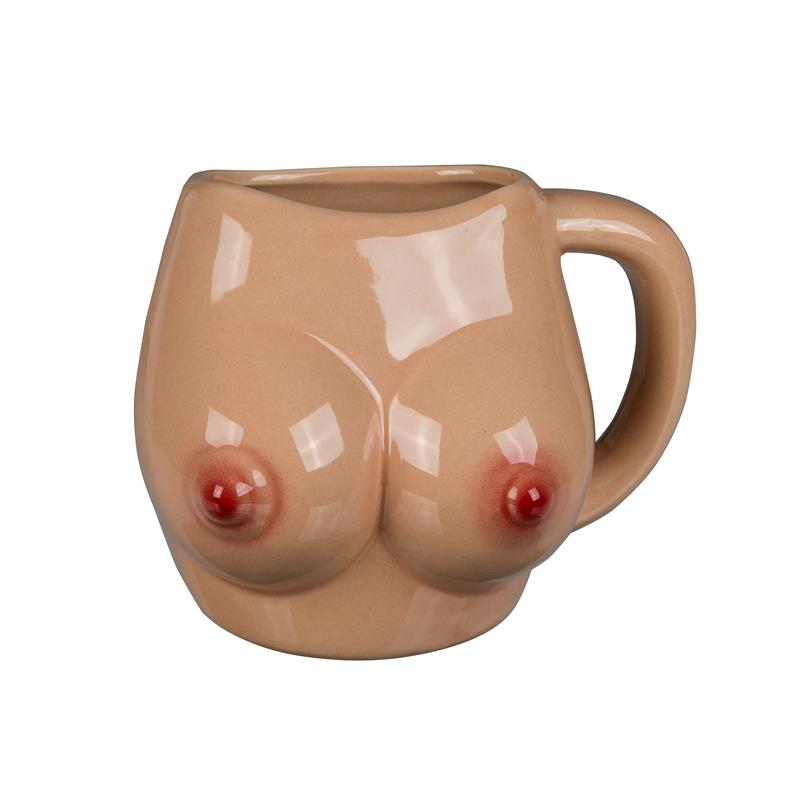 Taza Con Pechos Cerámica