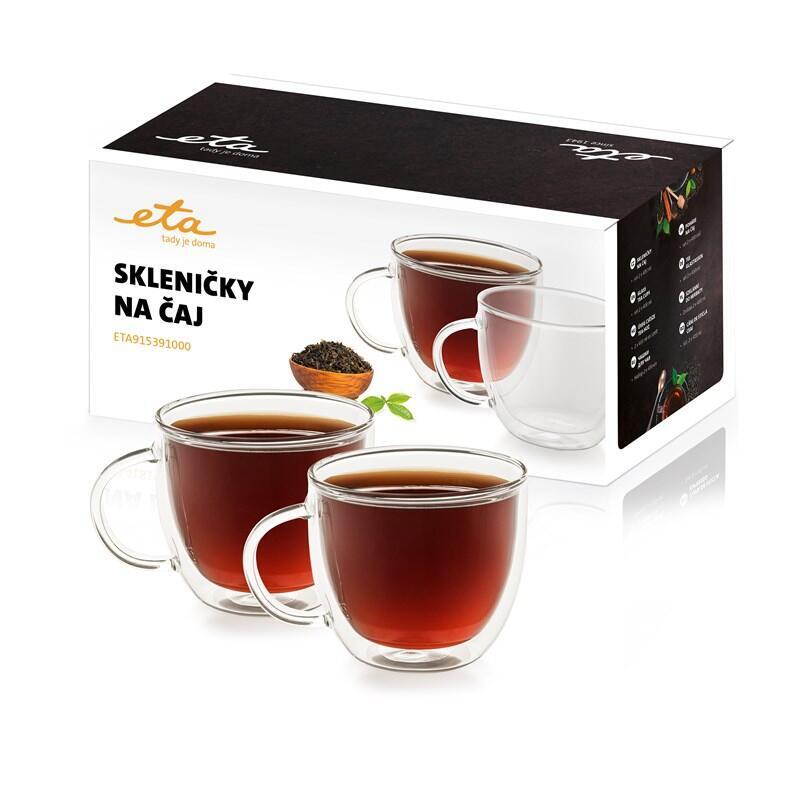 Taza Eta Eta915391000 Set Of Glass Mugs, 2 Pcs