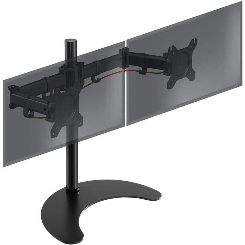 Techly Desk Stand For 2 Monitor 13-27" With Base H.400m Ica-Lcd 3410 68,6 Cm (27") Independiente Negro