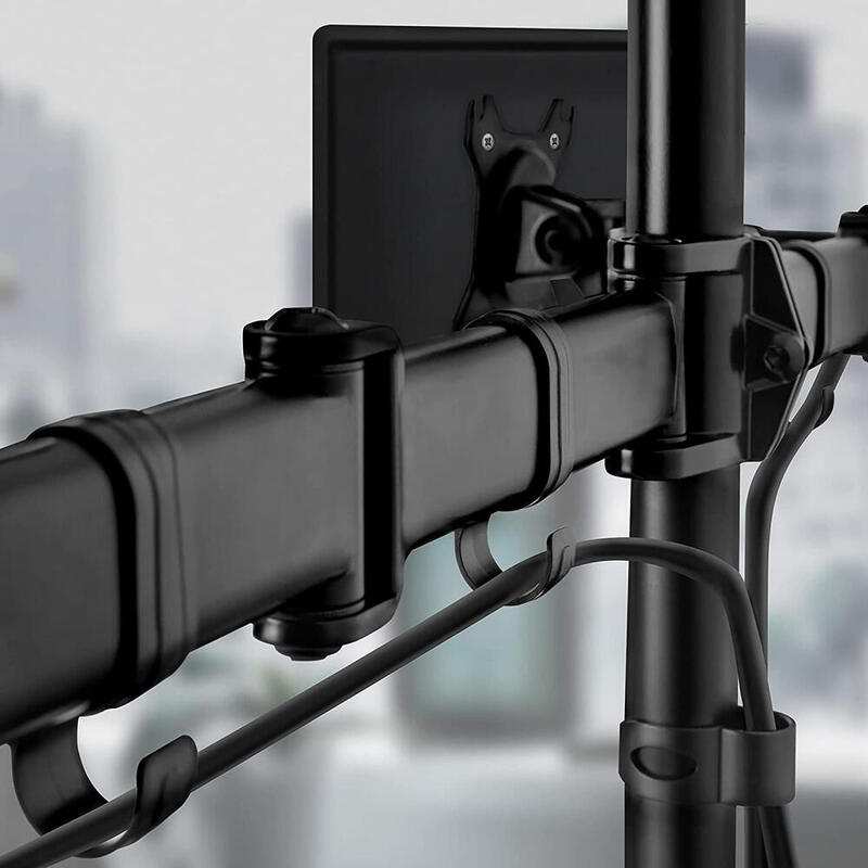 Techly Desk Stand For 2 Monitor 13-27" With Base H.400m Ica-Lcd 3410 68,6 Cm (27") Independiente Negro