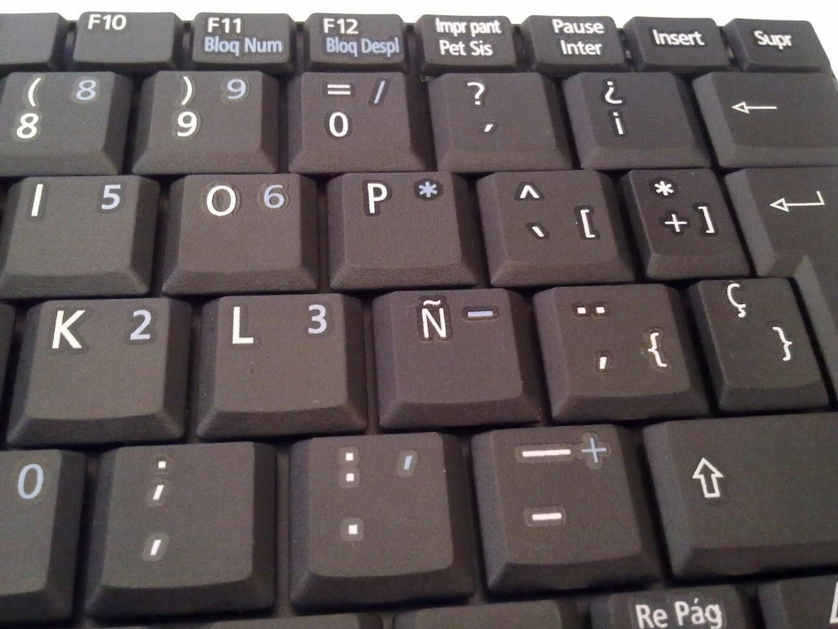 Teclado Para Portátil Acer One 9j.N9482.00s Aezg5p00010 Aezg5p00110 Mp-08b46e0 9j.N9482.E0s Nsk-Aje0s Pk1306f01l0