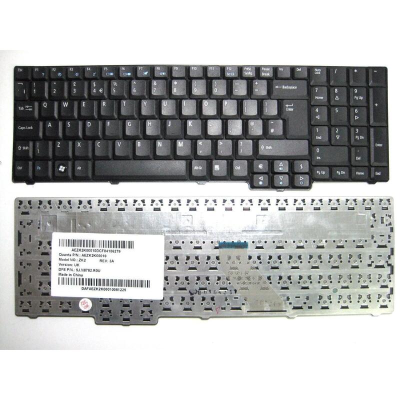 Teclado Acer Aspire As7000 9400 Nsk-Afc0s Nsk-Afe0s 9jn872e0s Mp-07a56e0-442 904aj07c0s Nsk-Aff0s 9jn8782f0s