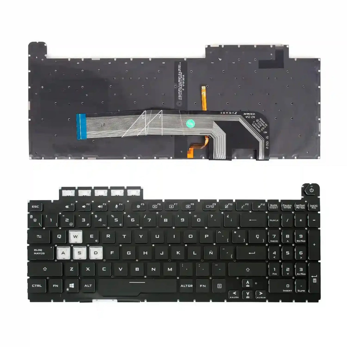 Teclado Retroiluminado Para Portátil Asus Fx506 Fa506 Fx706 Fa706 13-0247C-Wx01-T04