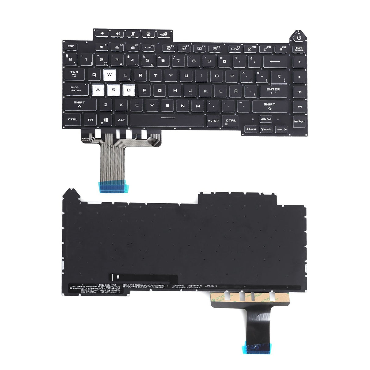 Teclado Retroiluminado Para Portátil Asus G513 13-0340C-Wx01-T04