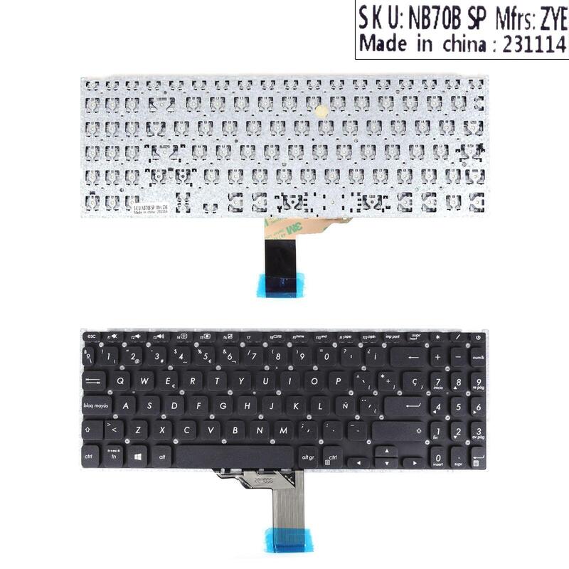 Teclado Asus X515 X515da X515ea X515j X515ja X515ua X515ma Negrosin Láminawin8